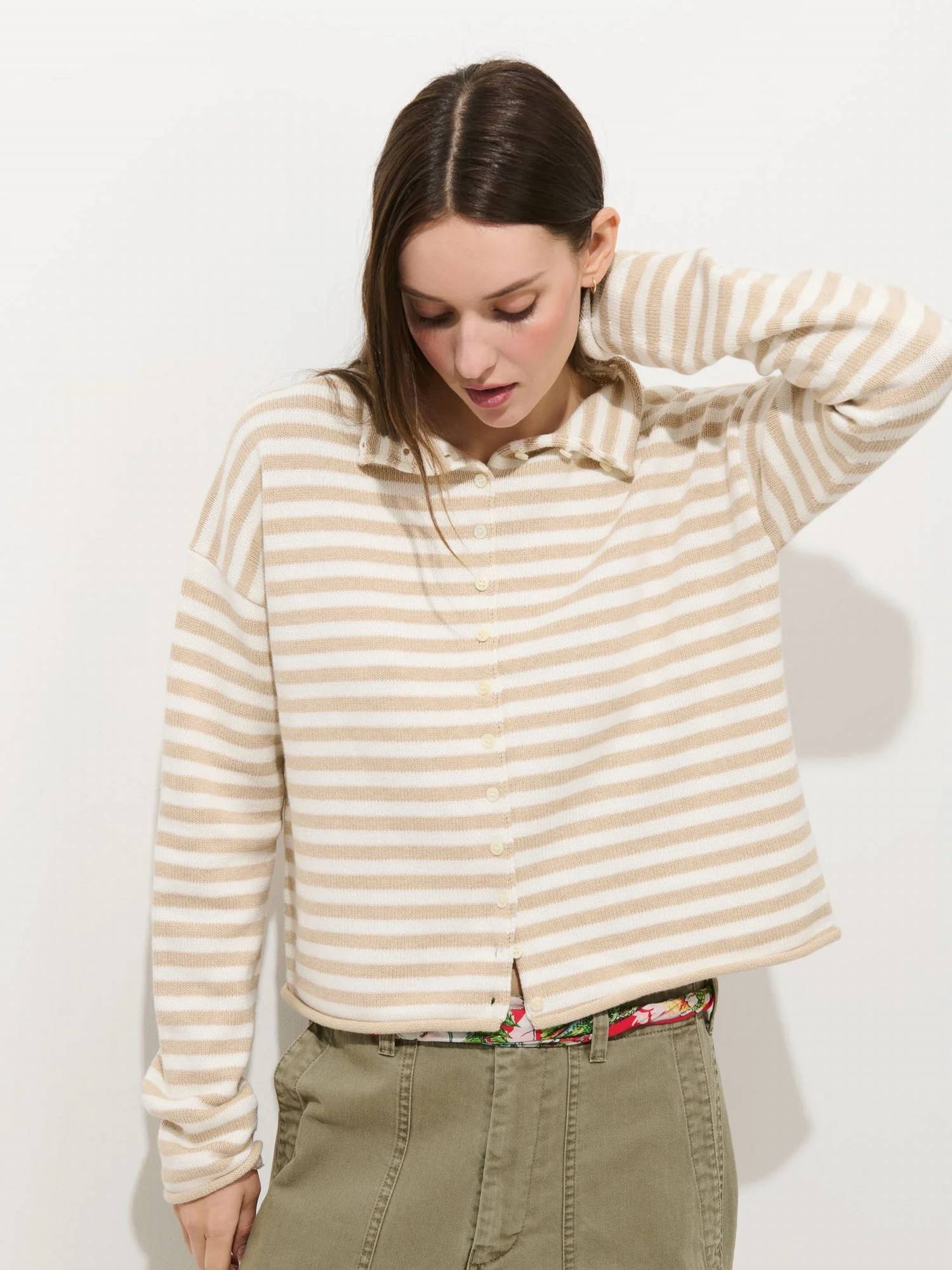 Alex Mill - Taylor Stripe Cotton Cashmere Cardigan