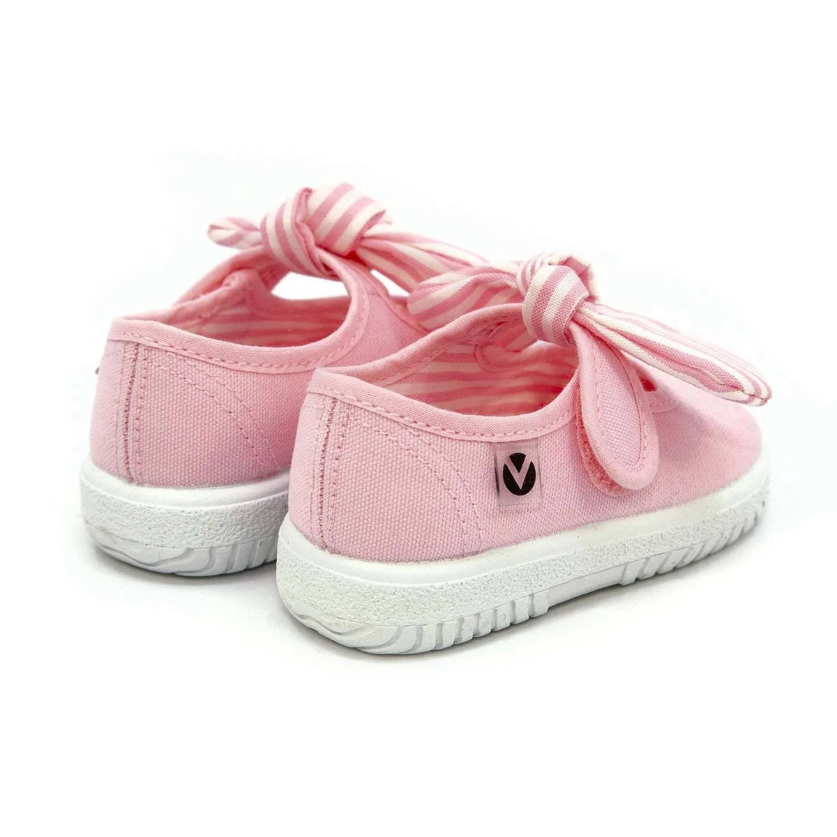 Victoria - Girls' Slip On Canvas Bow Shoes
