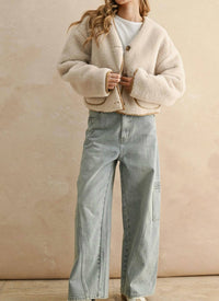 Miou Muse - Sherpa And Suede Reversible Jacket