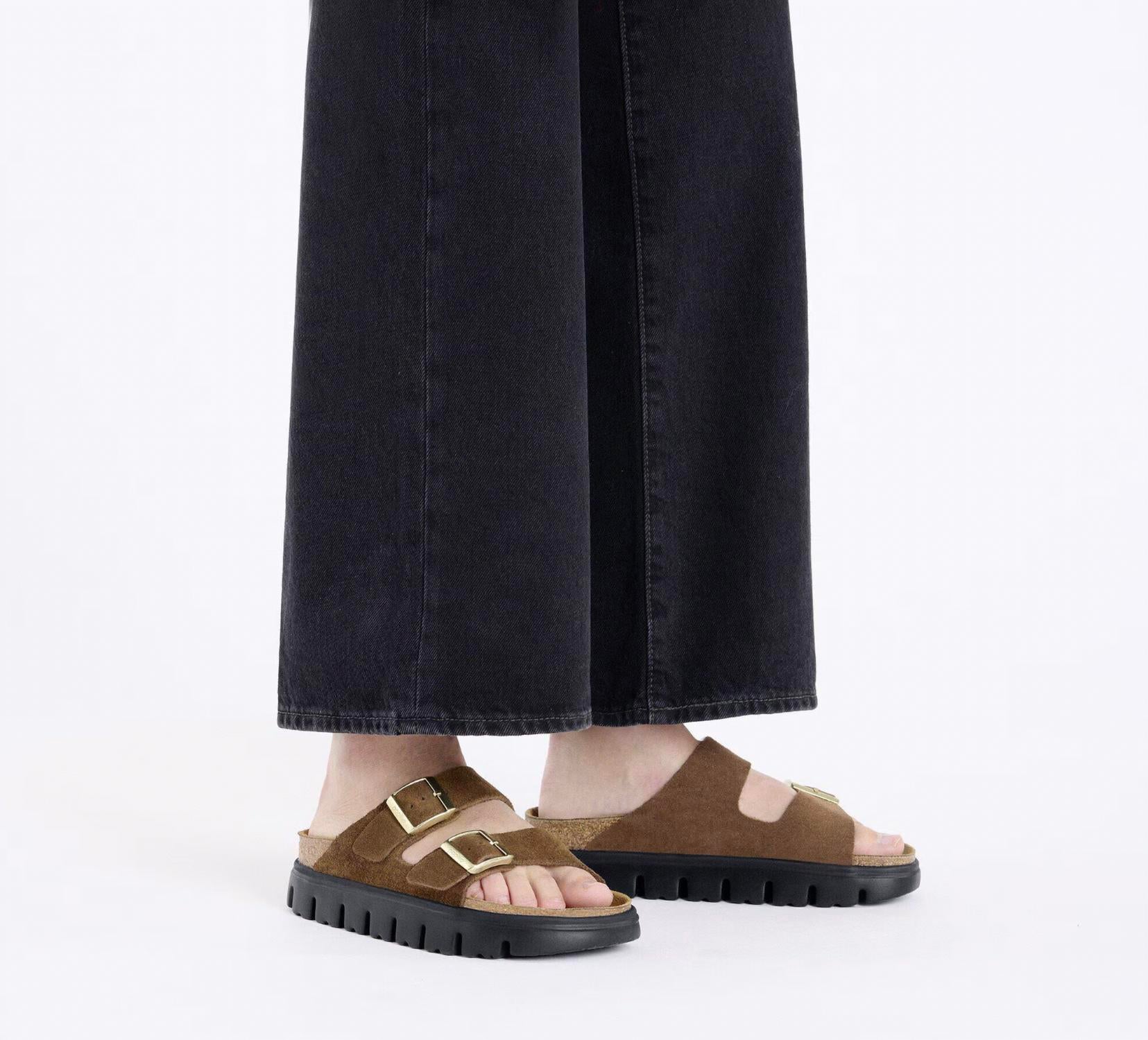 Birkenstock - Women's Arizona Chunky Suede Sandals