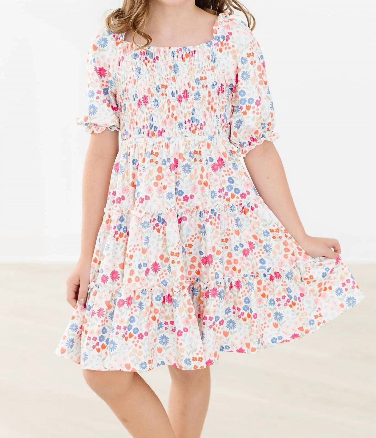 Mila & Rose - Smocked Ruffle Dress