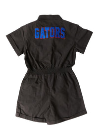 STEWART SIMMONS Girl's Gators Romper in black - kids' item - detail view