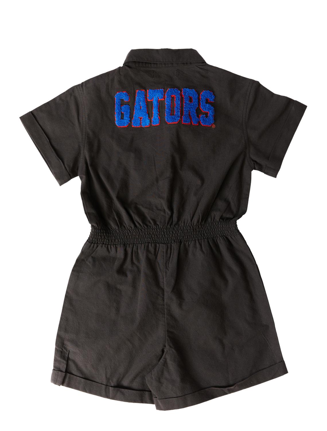 STEWART SIMMONS Girl's Gators Romper in black - kids' item - detail view