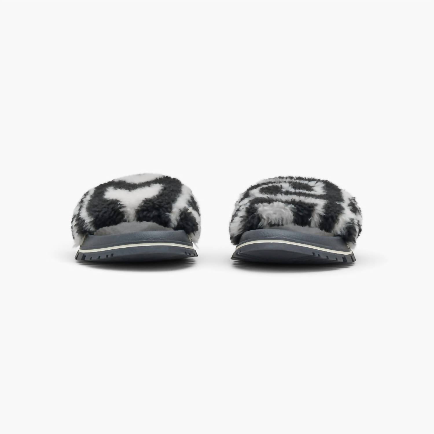 Marc Jacobs Women's The Monogram Teddy Slide in black - women's sandal - view 4