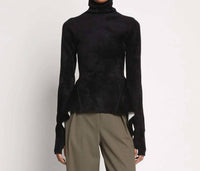 Proenza Schouler - Compact Velvet Knit Top