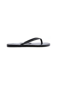 solei sea Women's Indie Flip Flop Sandal in black glitter - women's sandal