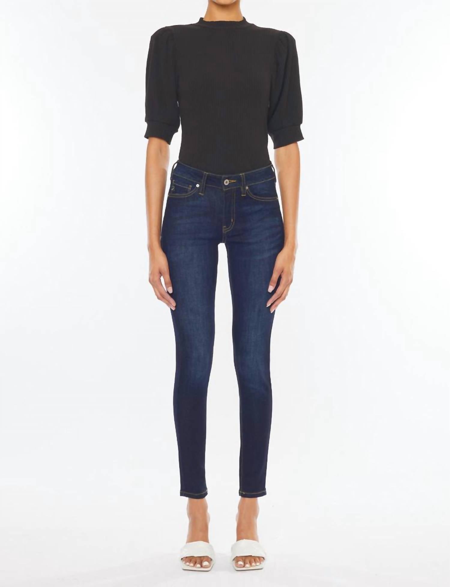 Kancan - Mid Rise Super Skinny Jeans