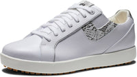 FootJoy Women's Links Golf Shoes in white snake - women's shoe - alternate view