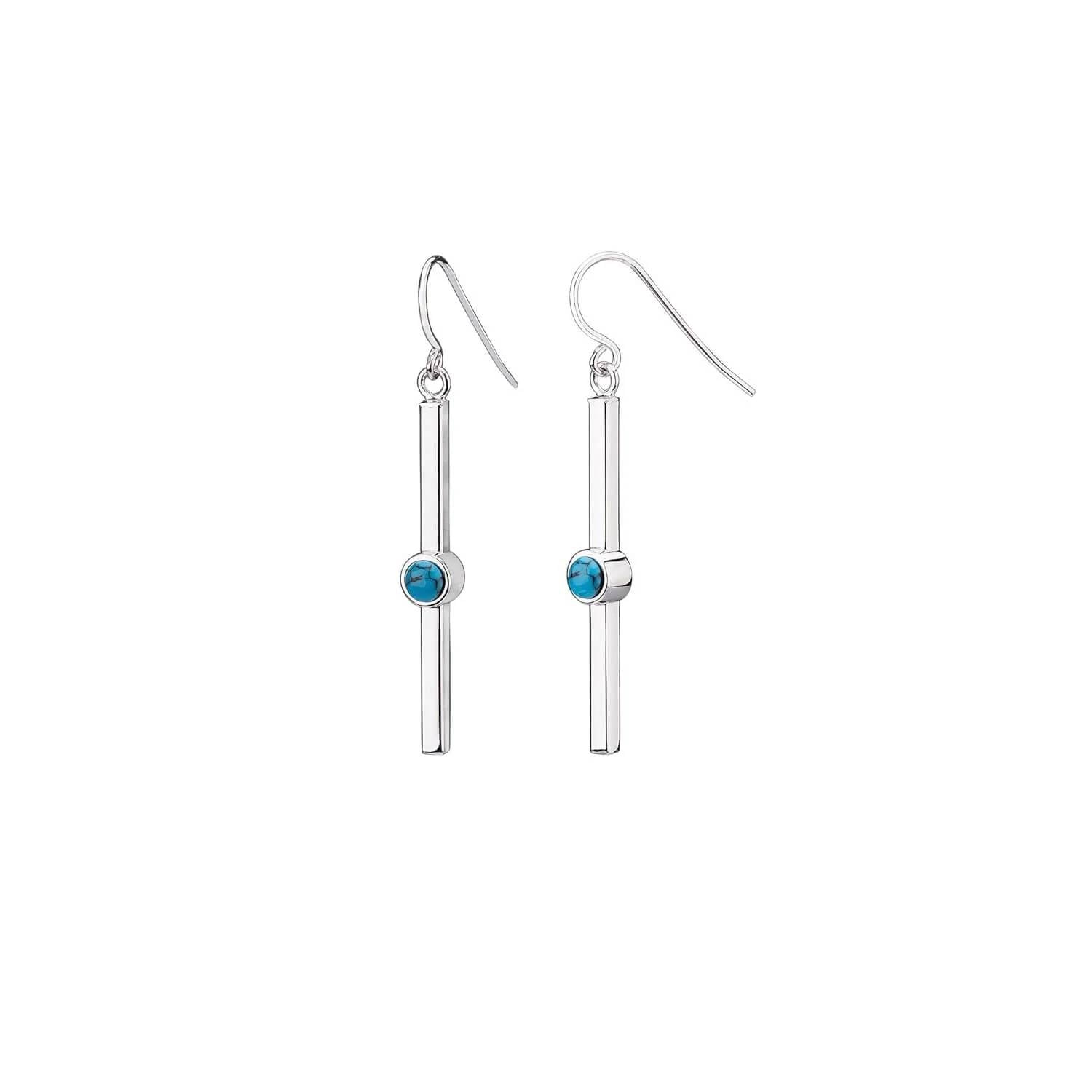 Gold & Honey - Women's Bar Dangle Earrings