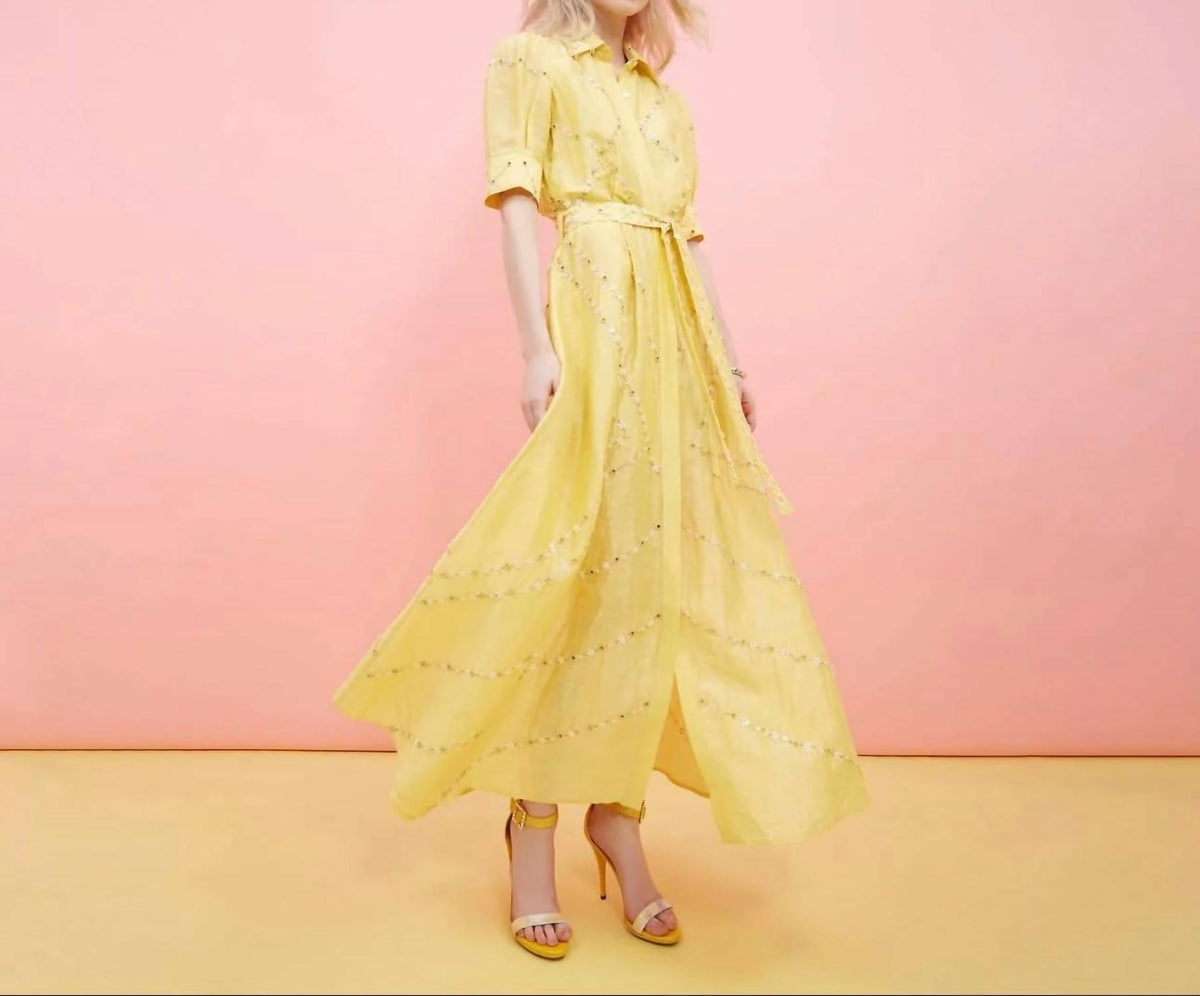 La Fuori - Soleil Eyelet Embroidered Shirtdress