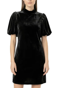 Area Stars - Women's Velvet Mock Neck Dress