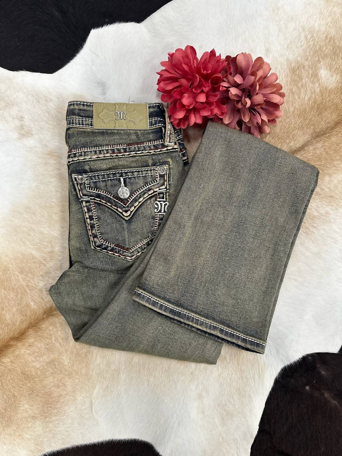 Miss Me - Women's Mid Rise Bootcut Jeans