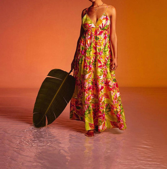 Dress Forum - Lace Trim Maxi Dress