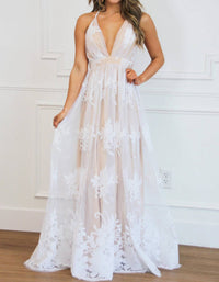 Luxxel - Here Comes The Bride Maxi Dress