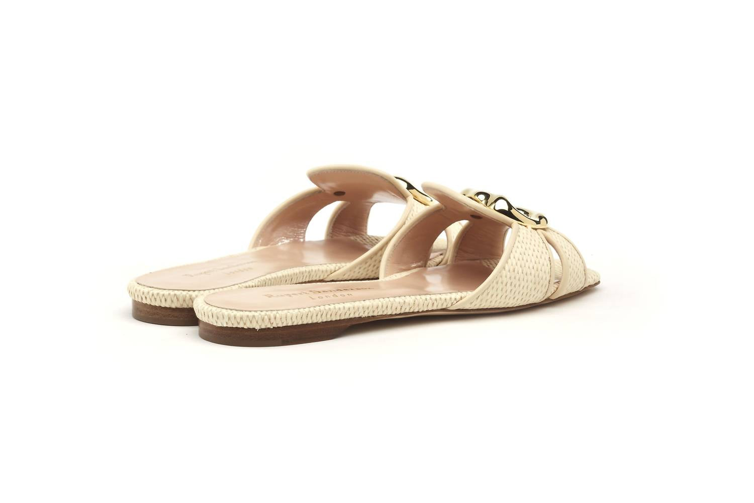Rupert Sanderson - Women's Alvara Natural Raffia Slide