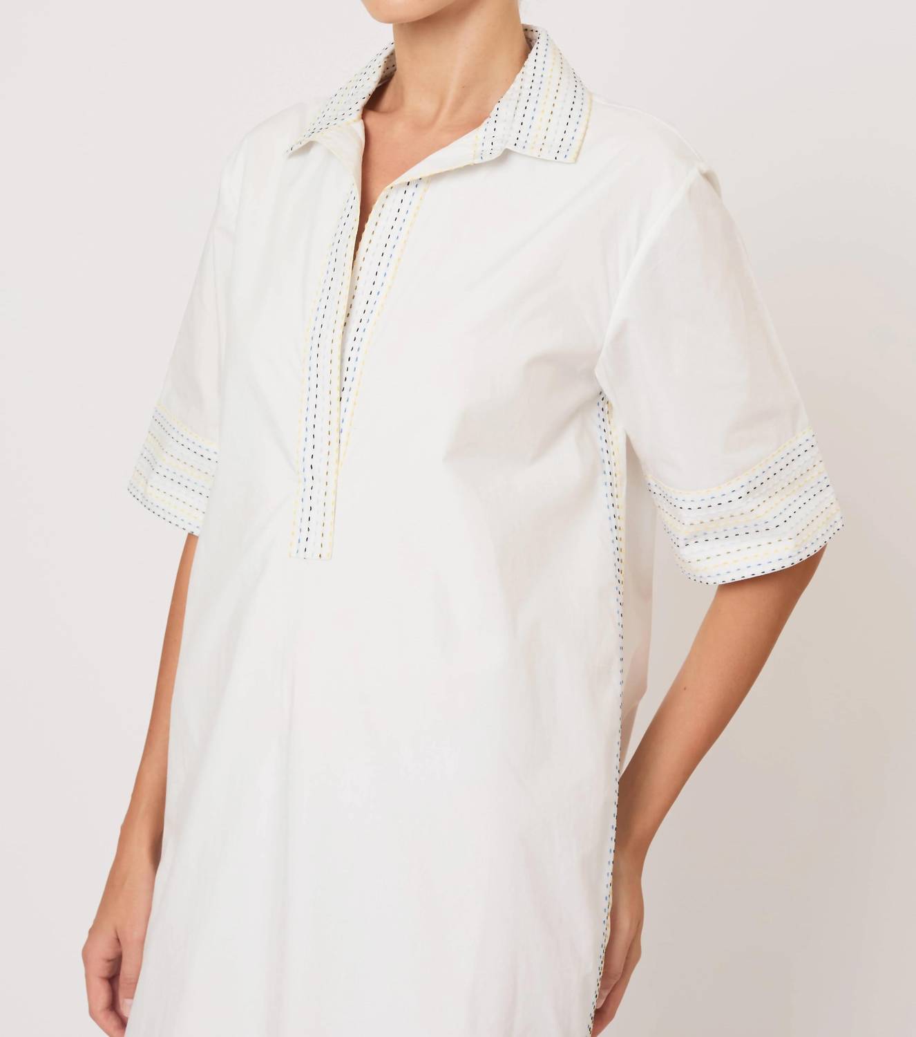 Rosie Assoulin - Caftan Trapunto Midi Dress