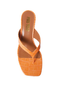 Paris Texas - Women's Moc Croco Thong Sandals