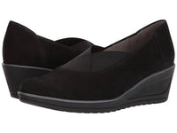 Ara Women's Haddie Wedge Slip On Shoe in black - women's shoe - view 4