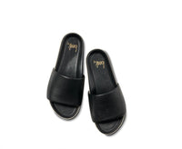 Beek - Women's Pelican Textile Leather Platform Sandal