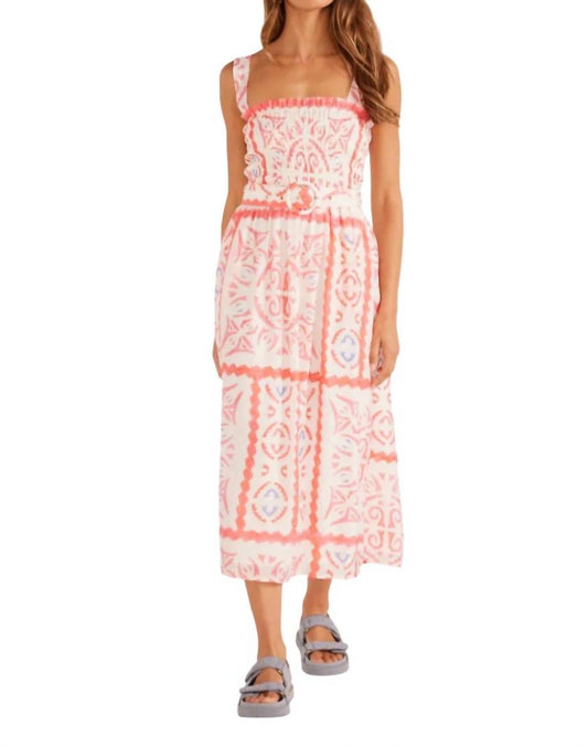 Minkpink - Lolani Shirried Midi Dress