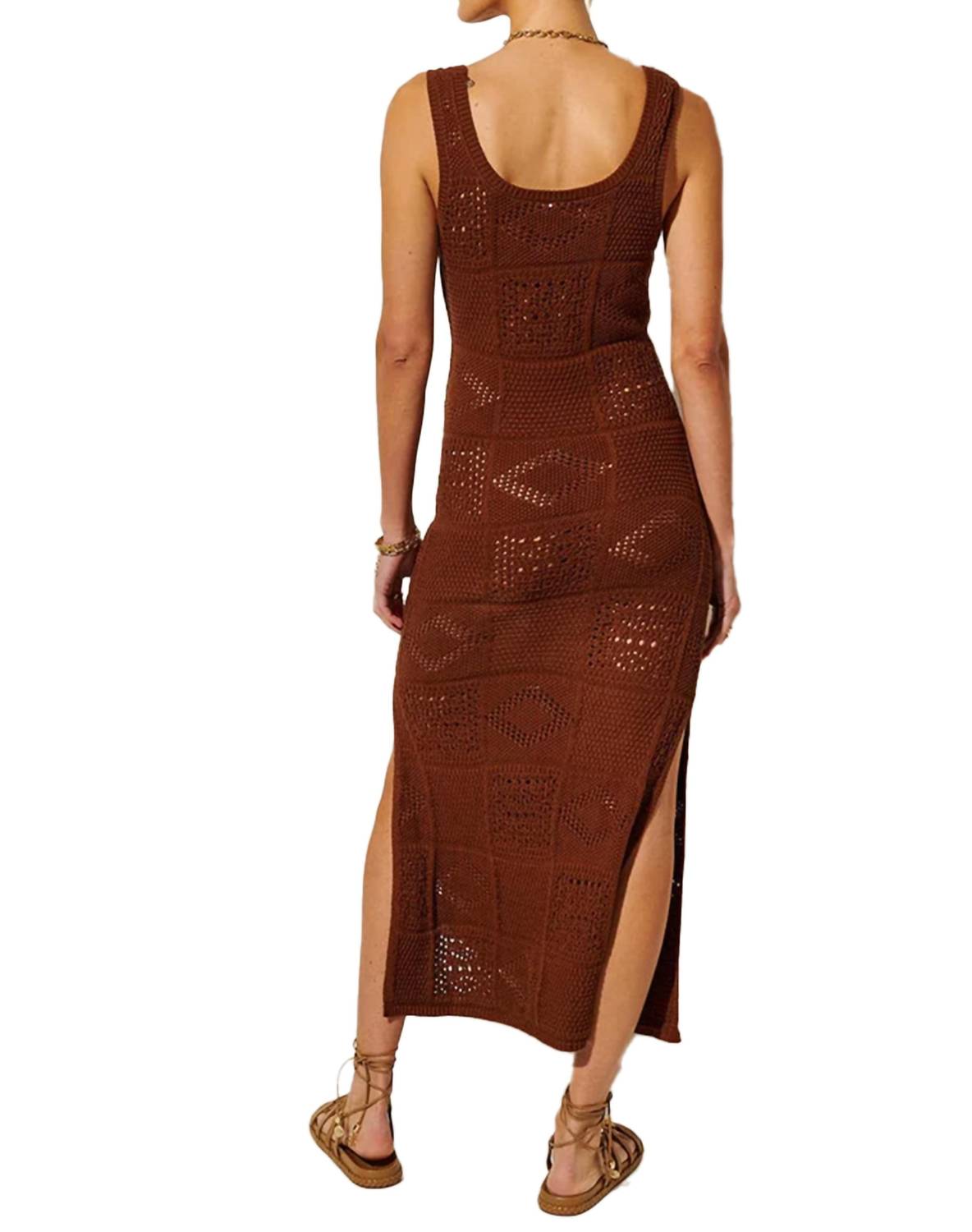 Kivari - Clementine Knit Midi Tank Dress With Side Slit