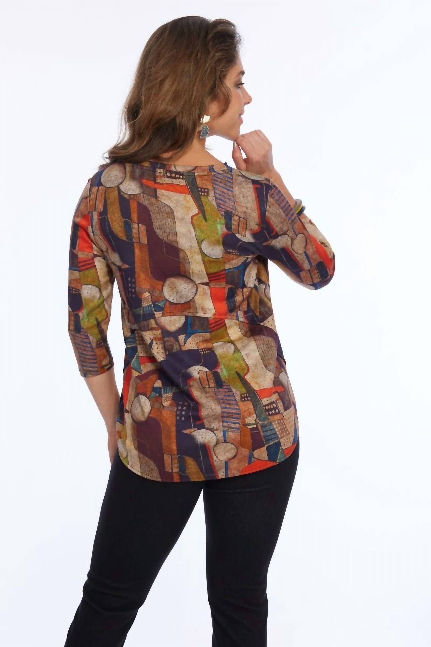 Lior - ZOFI 3/4 Ponte Knit Top