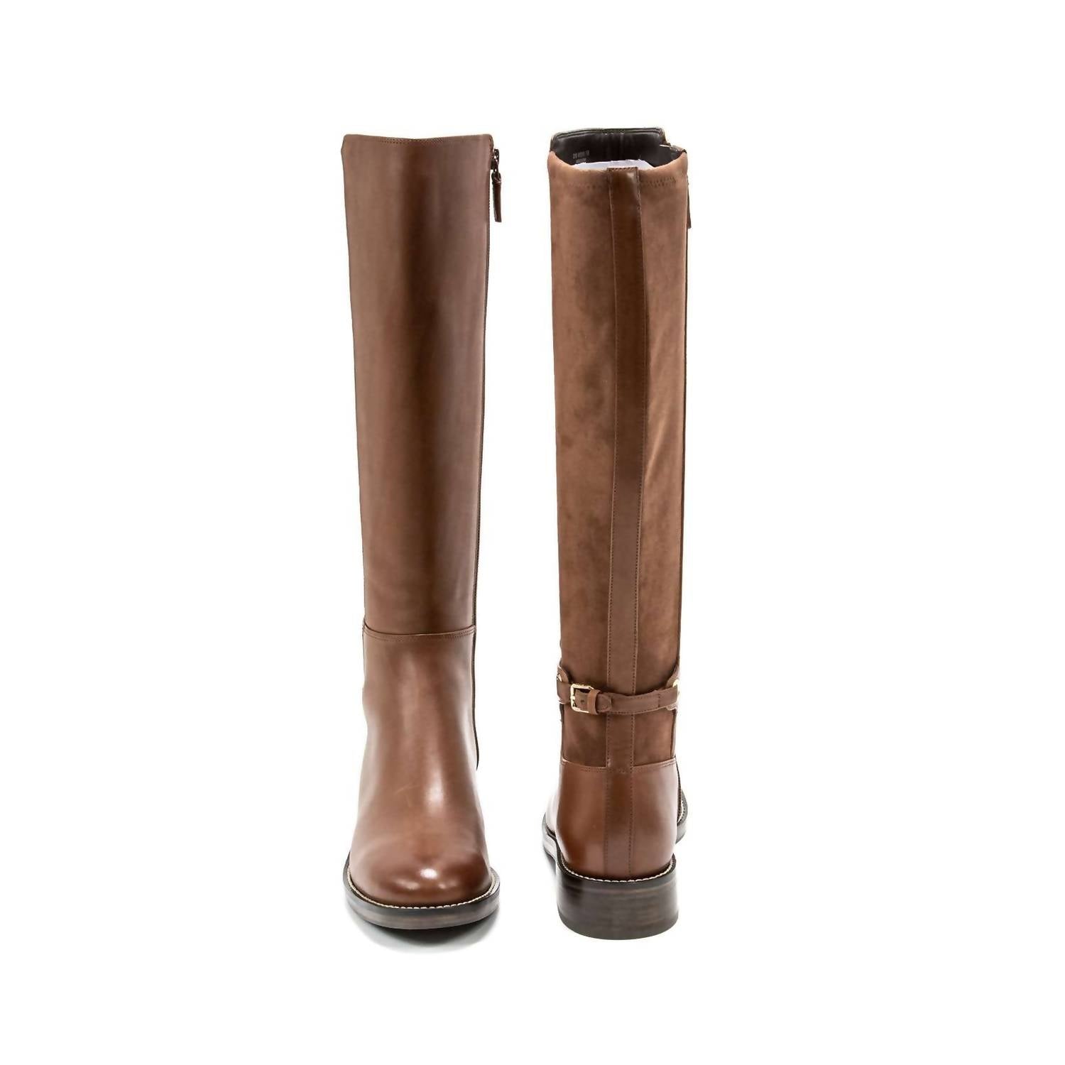 COLE HAAN Women's Parker Grand Stretch Knee High Boot in cherry mahogany - women's shoe - view 4