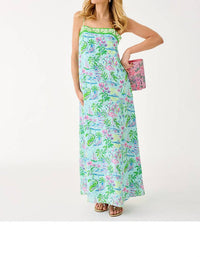 Lilly Pulitzer - Amalfi Silk Maxi Slip Dress