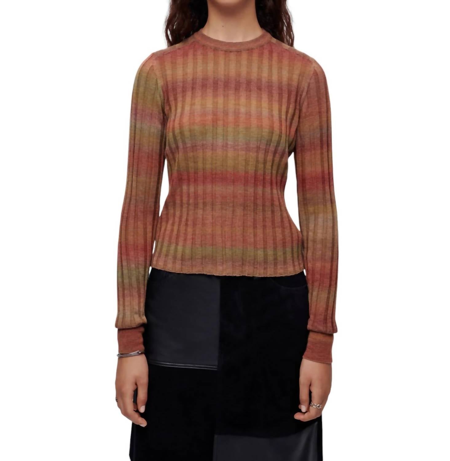 Re/Done - Poor Boy Rib Slim Pullover