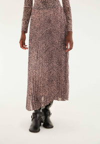 Farm Rio - Baby Leopard Pleated Maxi Skirt