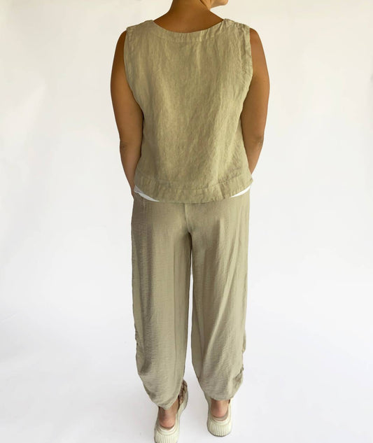 Cut Loose - Ruched Straight Leg Pants