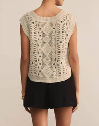 Z Supply - Baroque Crochet Sweater Top