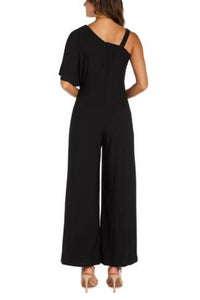 R&M Richards - Draped Sleeve Asymmetric Jumpsuit