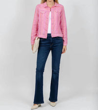 Pure Amici - Long Sleeves Linen Jacket