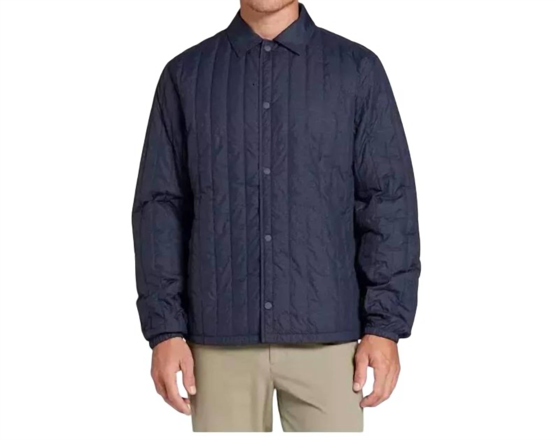 Vrst - Linear Quilted Shirt Jacket