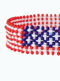 ArtiKen Unisex United States Of America Bracelet in usa flag - women's jewelry - detail view