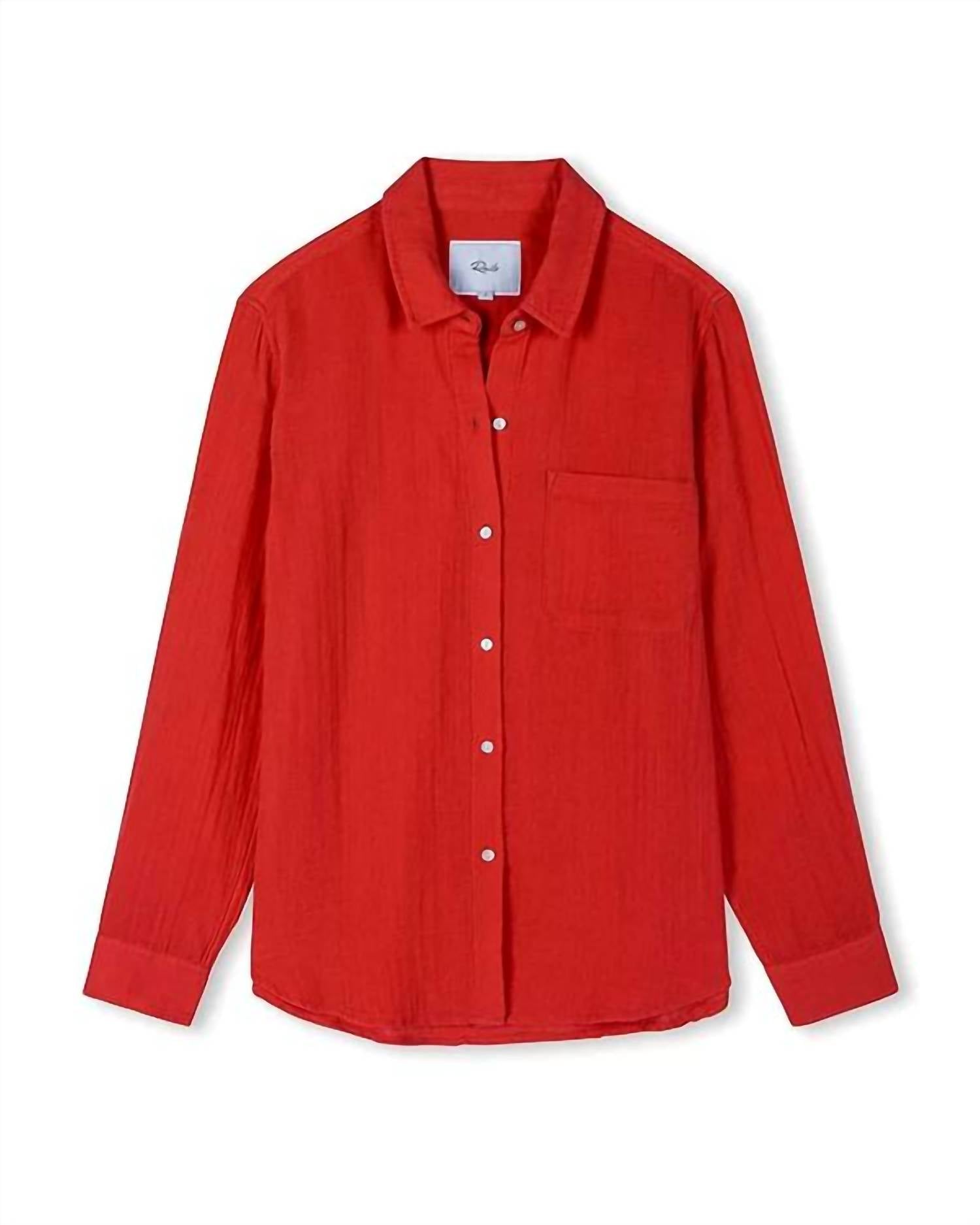 Rails Ellis Shirt in cherry - women's blouse - view 4
