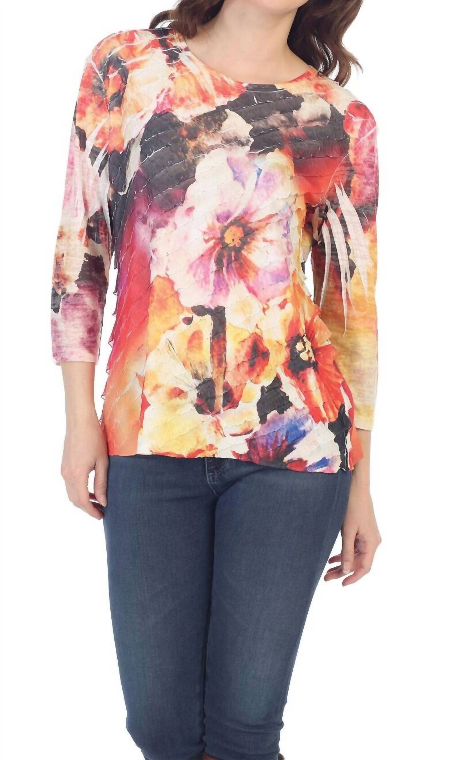 Jess & Jane - Sensation Ruffle Top