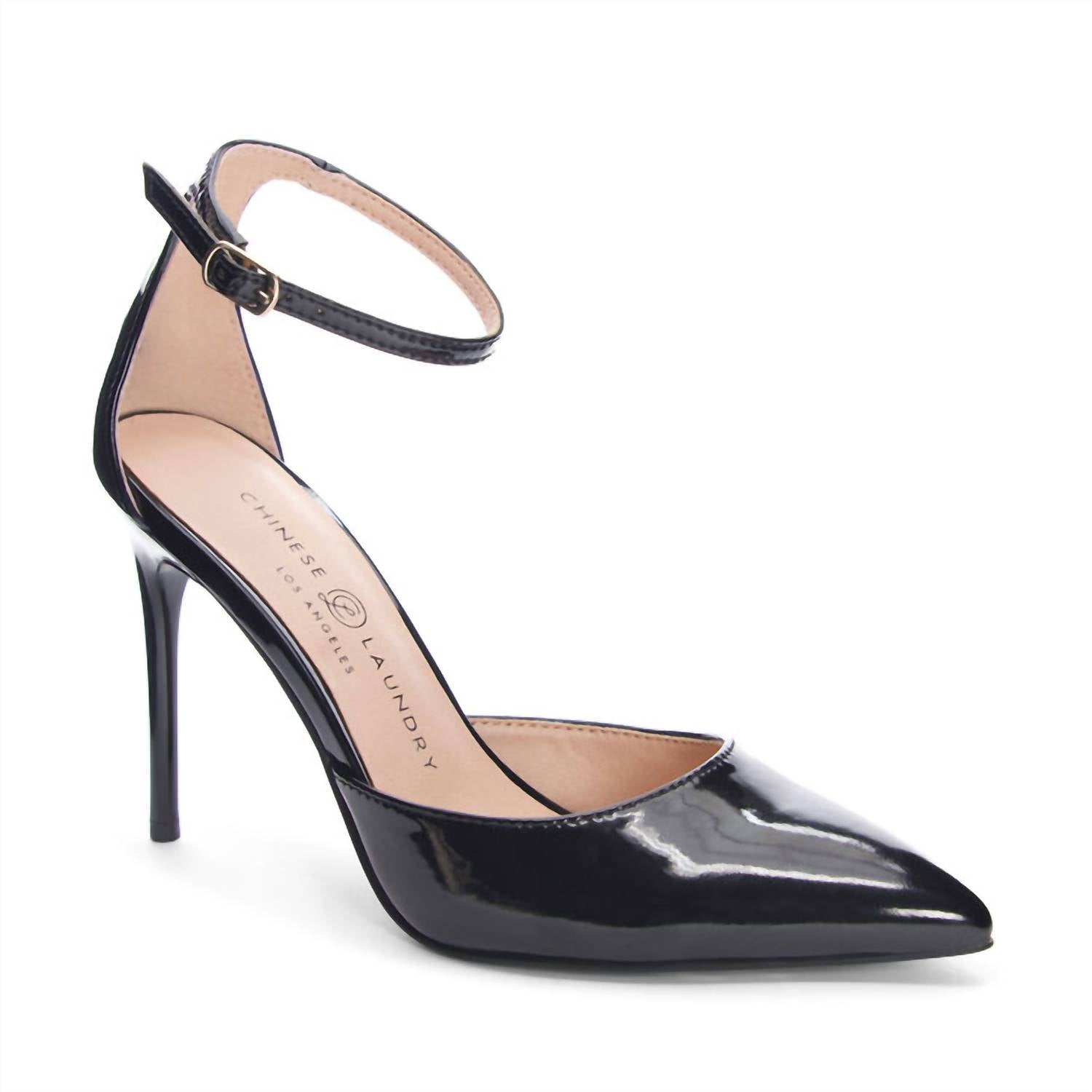 Chinese Laundry - Women's Dolly Point Toe Ankle Strap Stiletto Heels