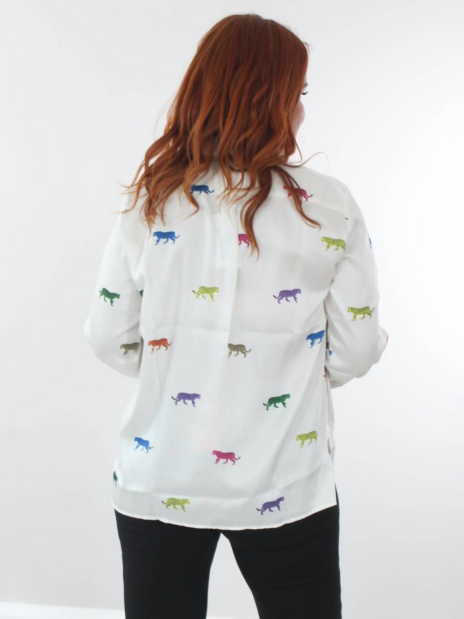 Vilagallo - Multicolored Leopards Blouse