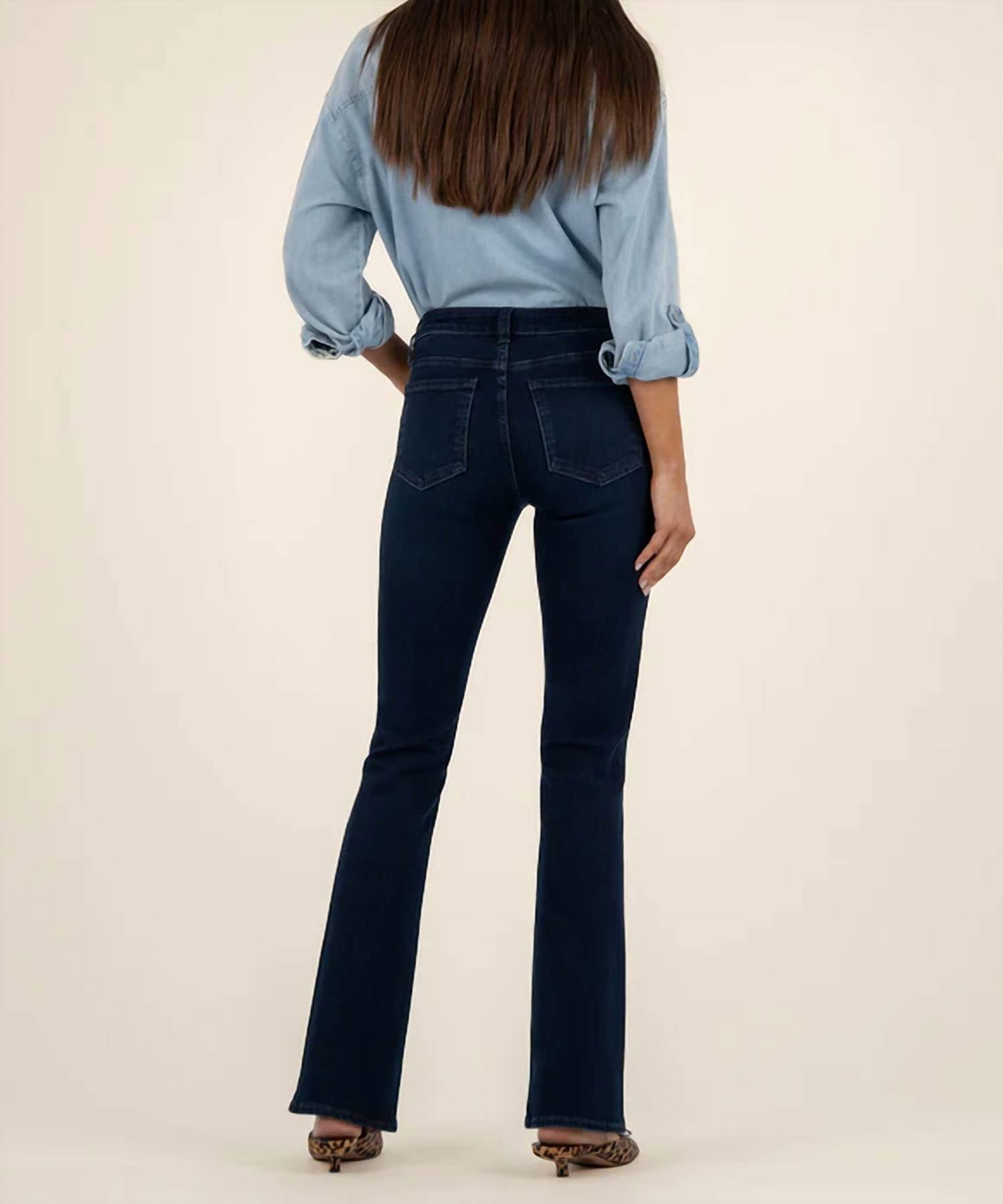 Kut From The Kloth - Natalie Mid Rise Flare Bootcut Jeans