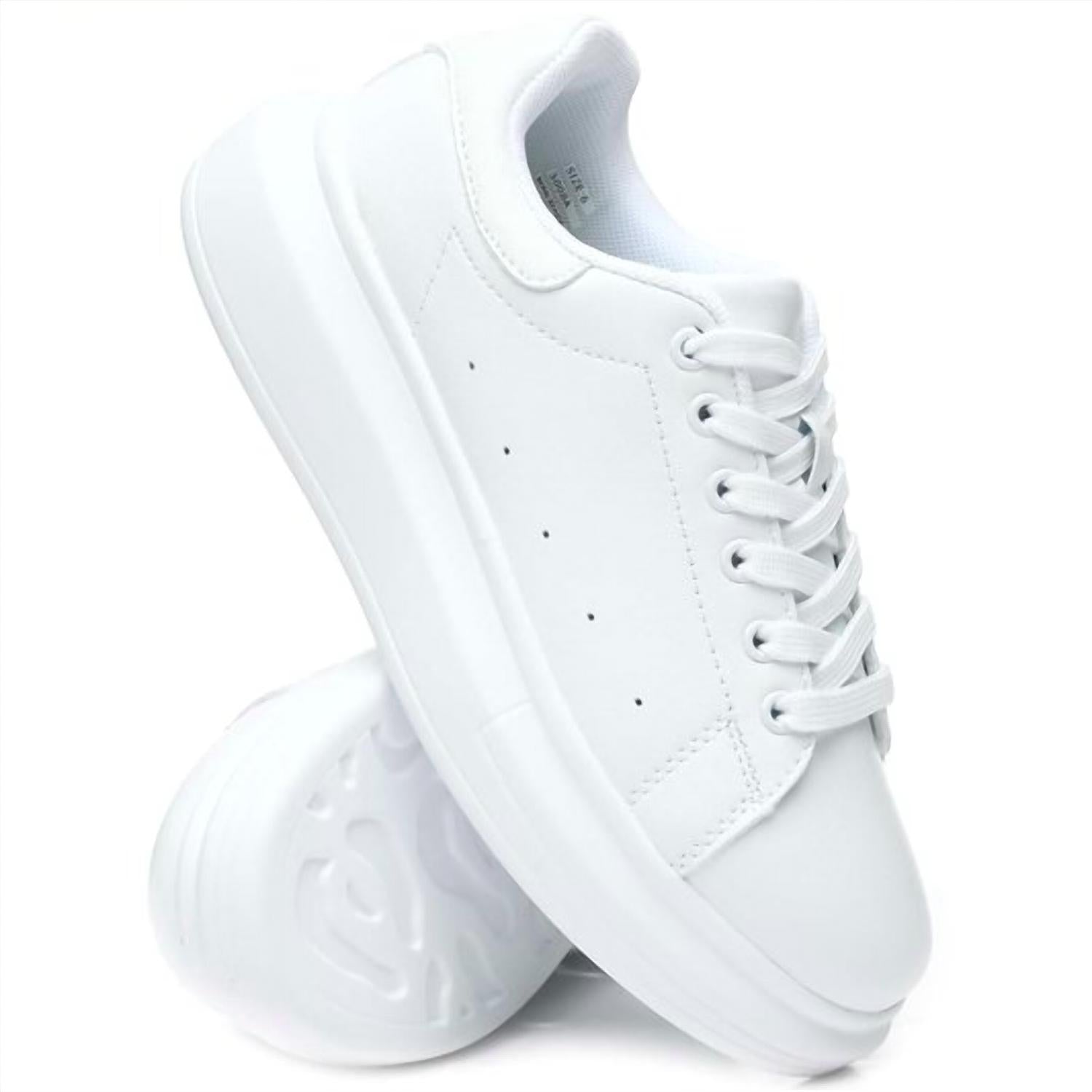 Berness Women's Platform Sneakers in white - women's sneaker - view 4