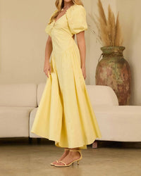 Skies Are Blue - Chasing Sunshine Maxi Dress