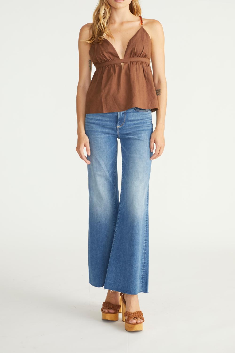 DRIFTWOOD Women's Mona Wide Leg Jeans in cape may - women's jeans