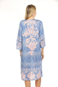 Johnny Was - KIMONO SLEEVE MIDI DRESS