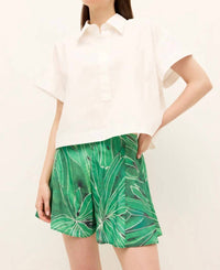 Marie Oliver - Evelyn Crop Shirt
