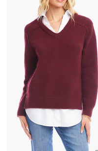 Karen Kane - Layered sweater