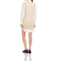 Fifteen Twenty - Elora Mixed Media Vest Dress