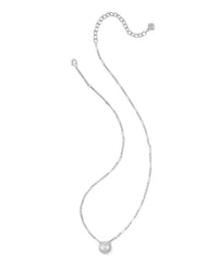 Kendra Scott Women's Bella Short Pendant Necklace in silver - women's jewelry - detail view