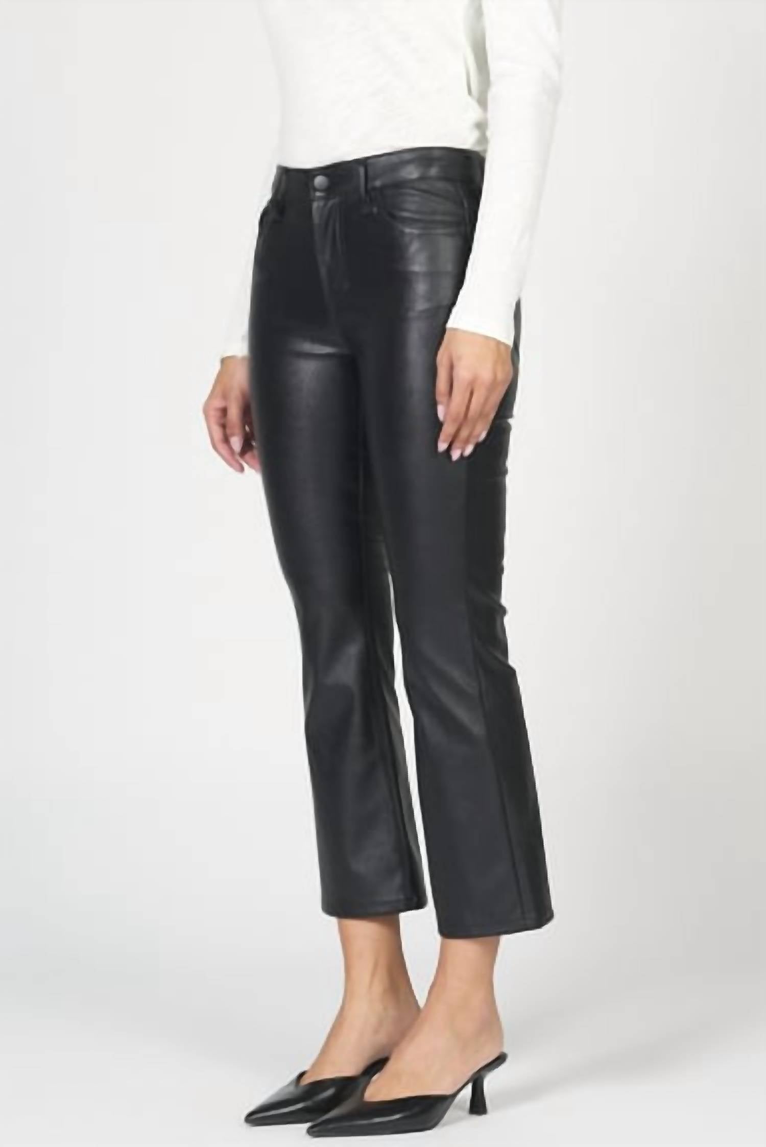 Dear John Denim - Jeanne Flare Vegan Leather Pants